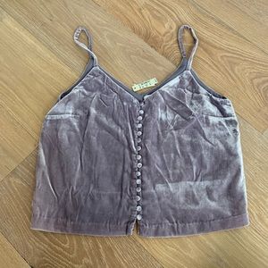 Madewell velvet tank